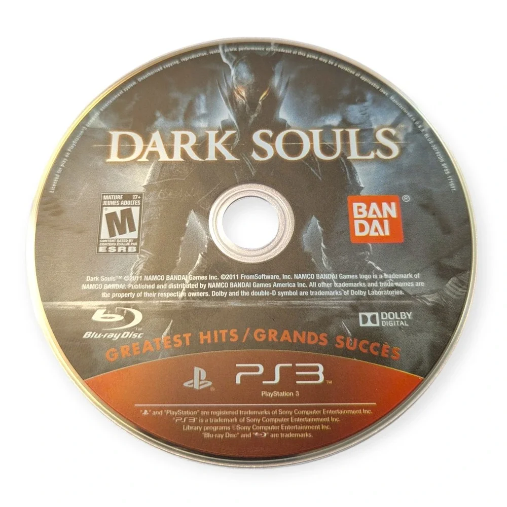 Dark Souls Sony PS3 Greatest Hits Action RPG Bandai Namco BLUS-30782GH CIB